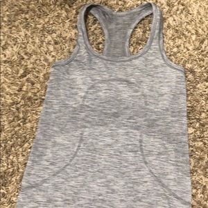 Size 4 Lululemon grey tank top